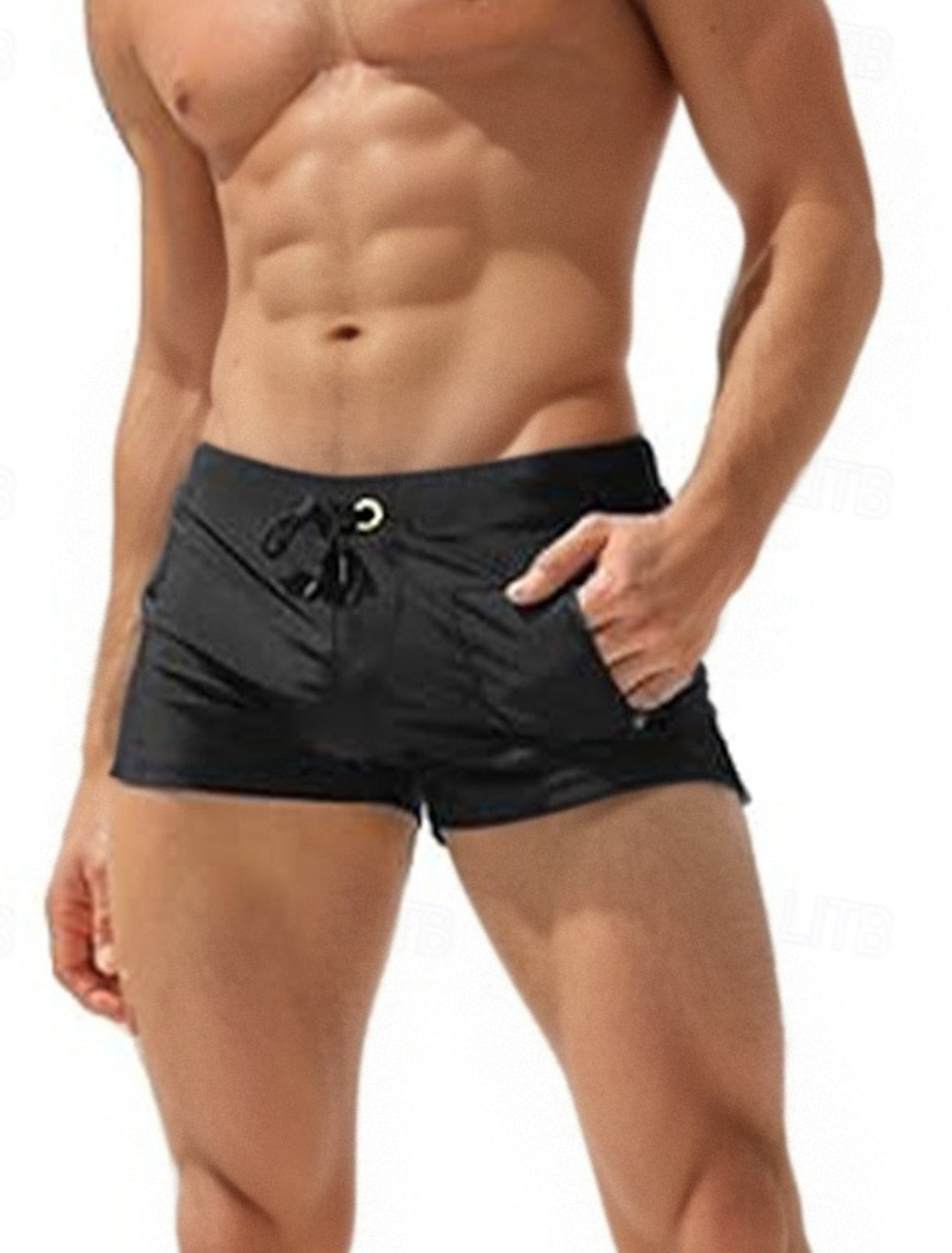 Quirijn | Men's Drawstring Swim Trunks with Side Pocket