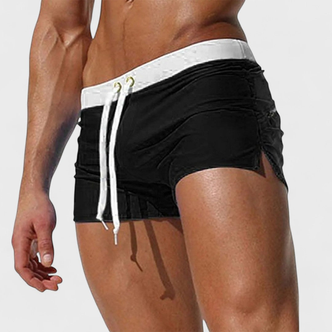 Casper | Men's Elastic-Waist Swim Shorts – Summer Beach