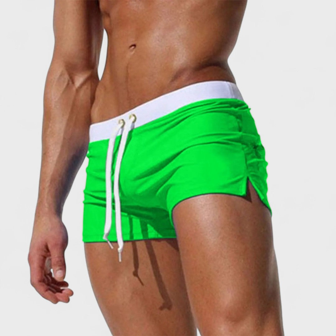 Casper | Men's Elastic-Waist Swim Shorts – Summer Beach