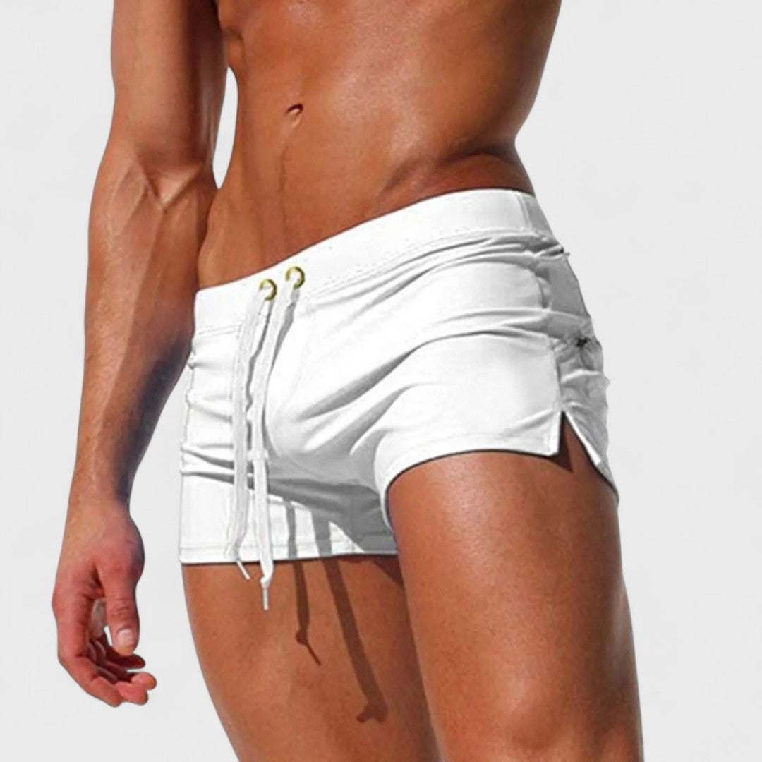 Casper | Men's Elastic-Waist Swim Shorts – Summer Beach