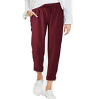 Nadia | Women's Elastic Waist Wide-Leg Summer Trousers