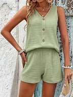 Bianca | Women's Two-Piece Set Relaxed-Fit Summer Outfit