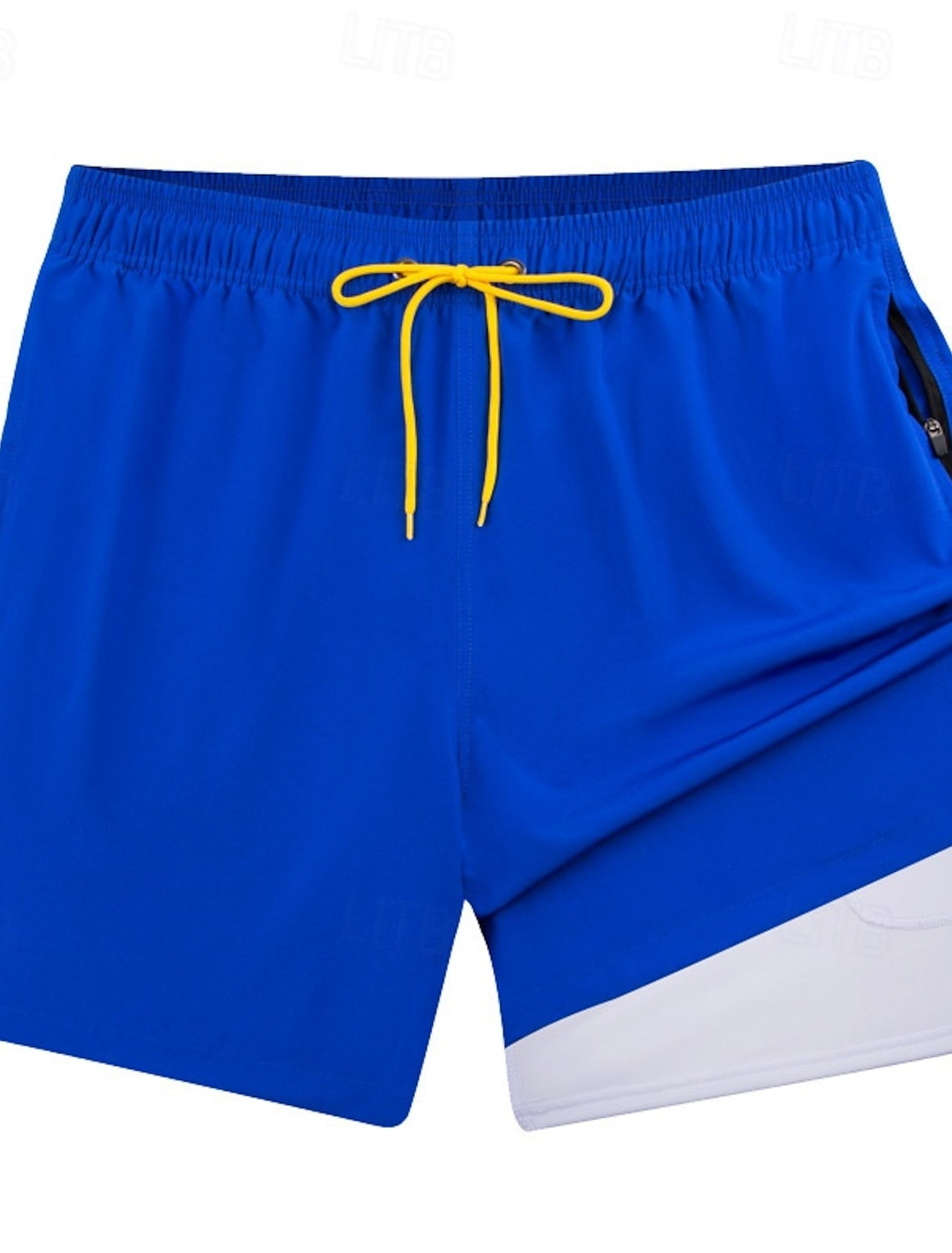 Warren | Men's Layered Drawstring Board Shorts with Pockets