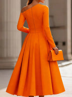 Delaney | Women's One-Shoulder Cocktail Dress