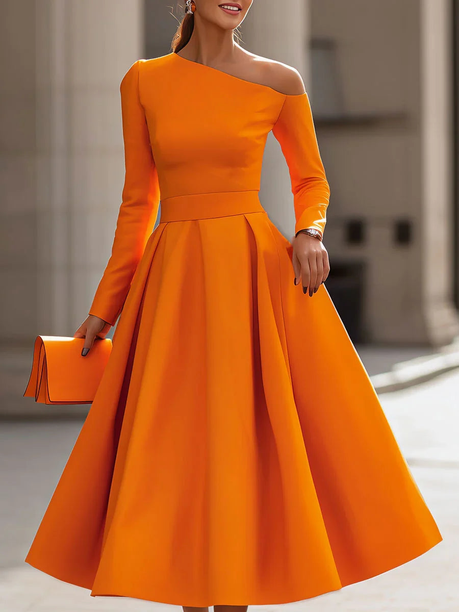 Delaney | Women's One-Shoulder Cocktail Dress