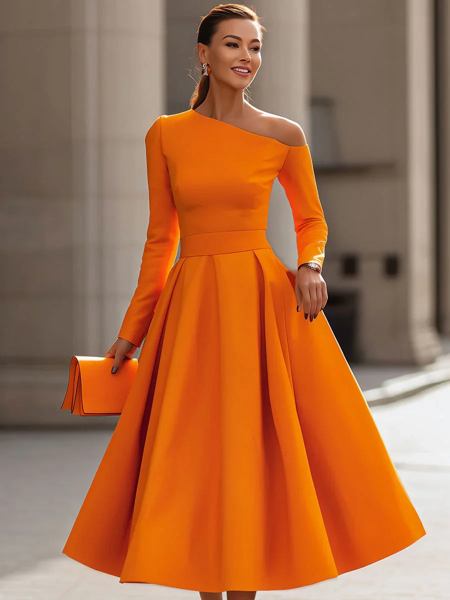 Delaney | Women's One-Shoulder Cocktail Dress