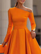 Delaney | Women's One-Shoulder Cocktail Dress