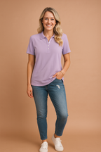 Peyton | Women's Fitted Button-Neck Polo Shirts