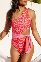 Ines | Women's One-Shoulder Tie-Waist Swimsuit