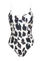 Isabel | Women's Cow Print Underwire One-Piece Swimsuit