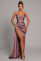 Oleta | Women's Strapless Ruched Bodycon Maxi Dress
