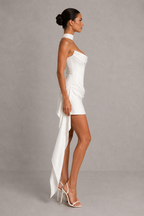 Regine | Women's Strapless Corset Mini Dress with Lace-Up Back