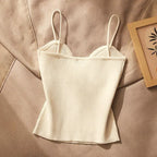 Amabel | Women's Button Detail Sweetheart Tank Top