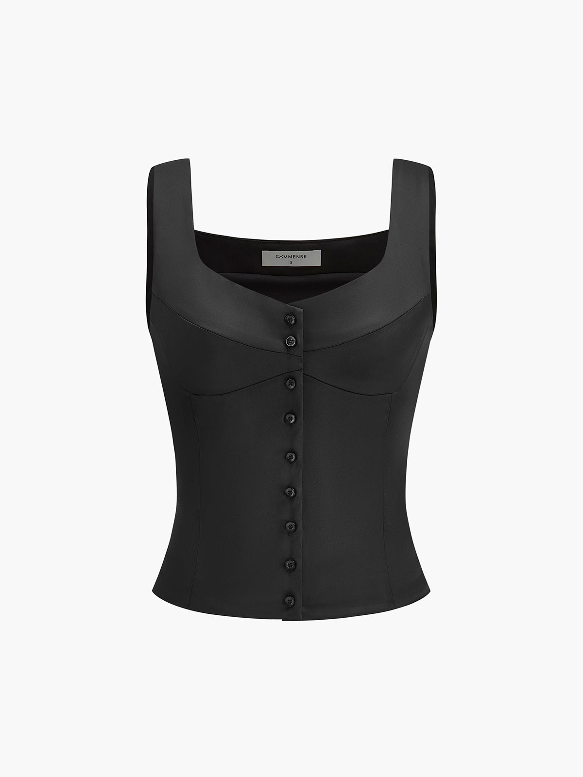 Adelie | Women's Sweetheart Button-Front Tank Top