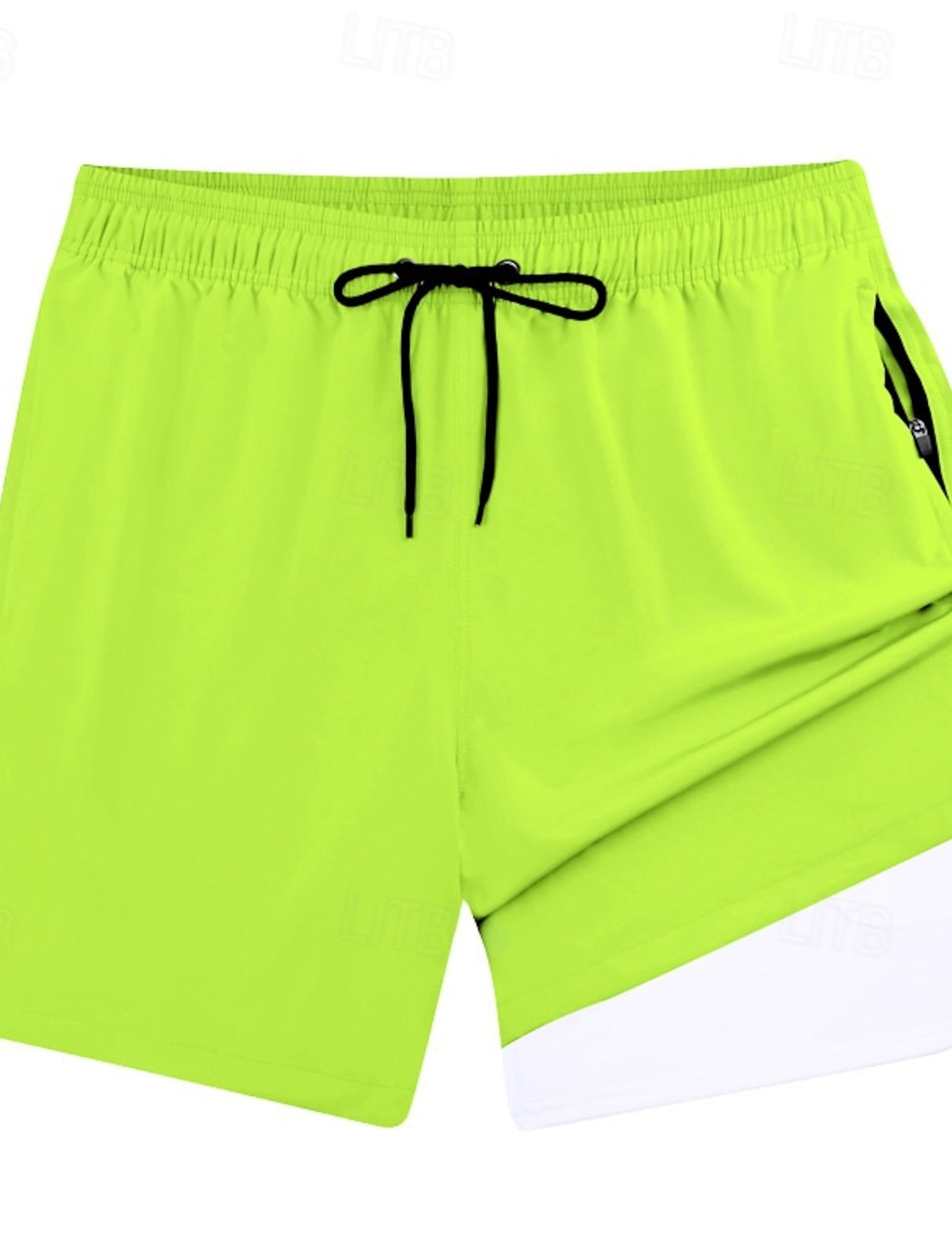 Warren | Men's Layered Drawstring Board Shorts with Pockets